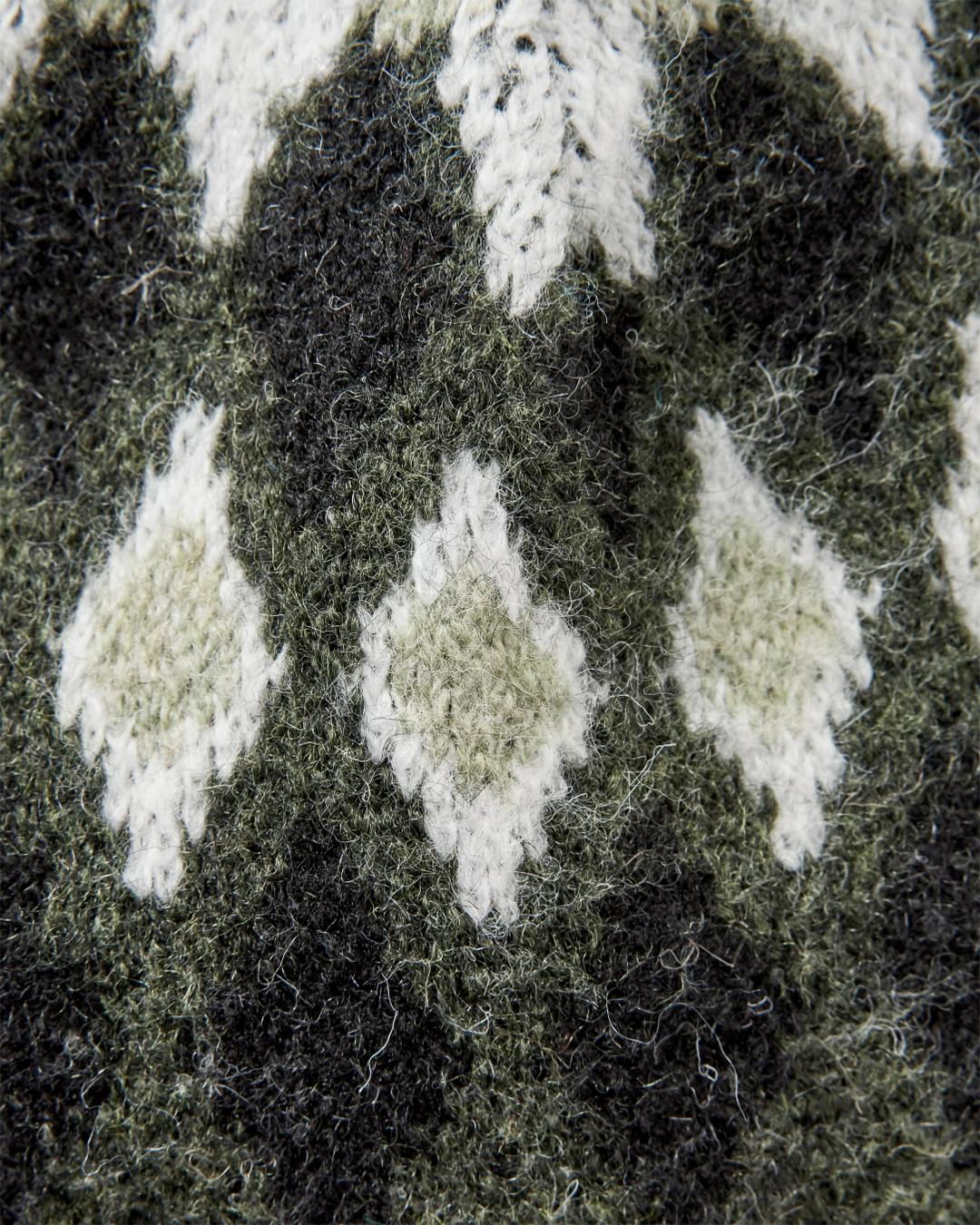 Snowdrop Recycled Bobble Hat - Khaki - Flatlay