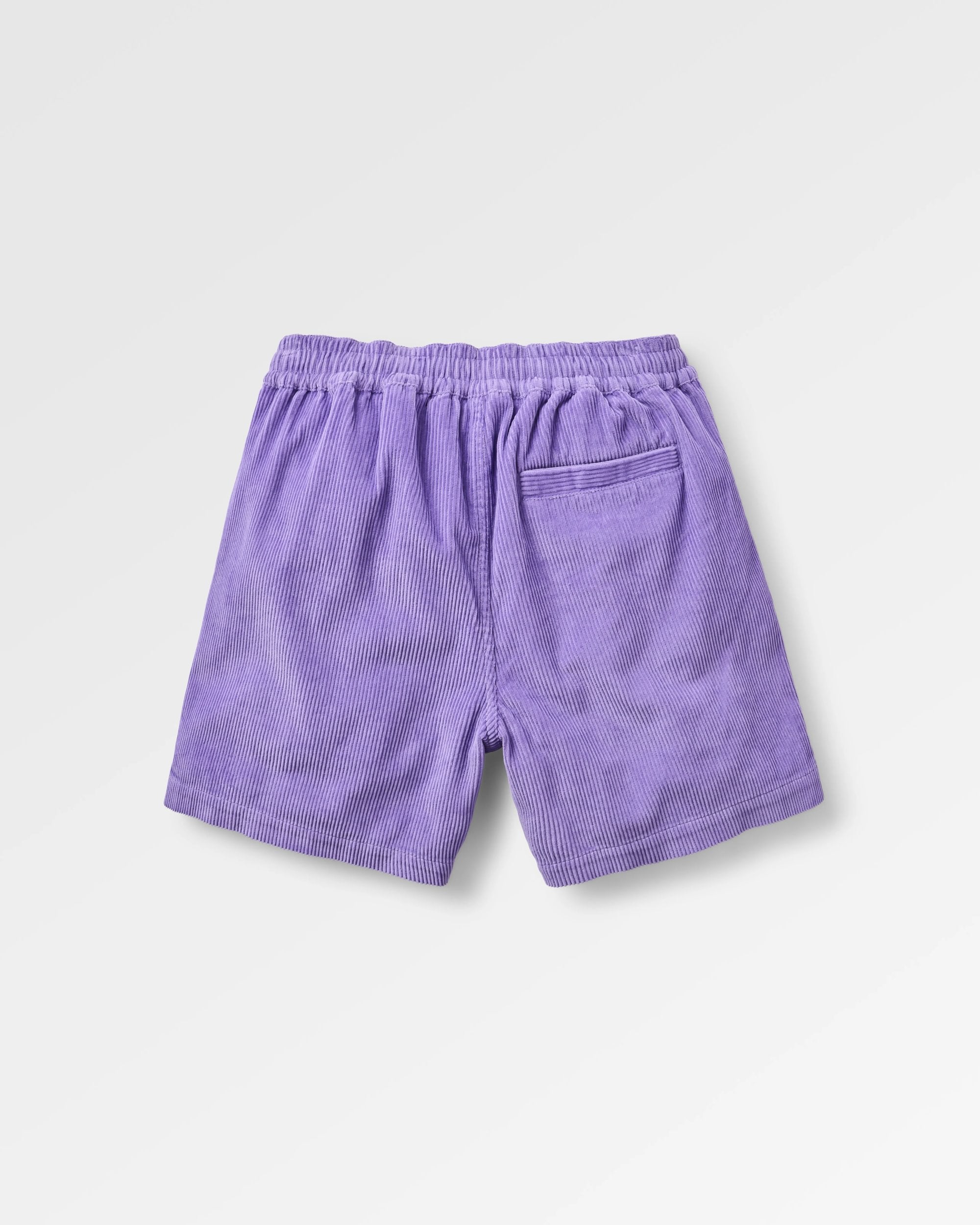 Avian Organic Cord Short - Retro Purple - Flatlay