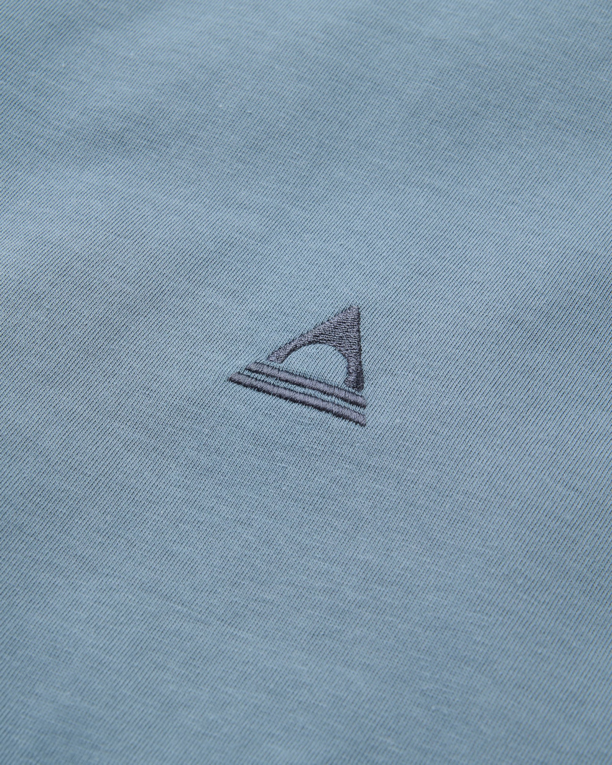 Vita Logo Relaxed Fit T-Shirt - Stormy Blue - Flatlay
