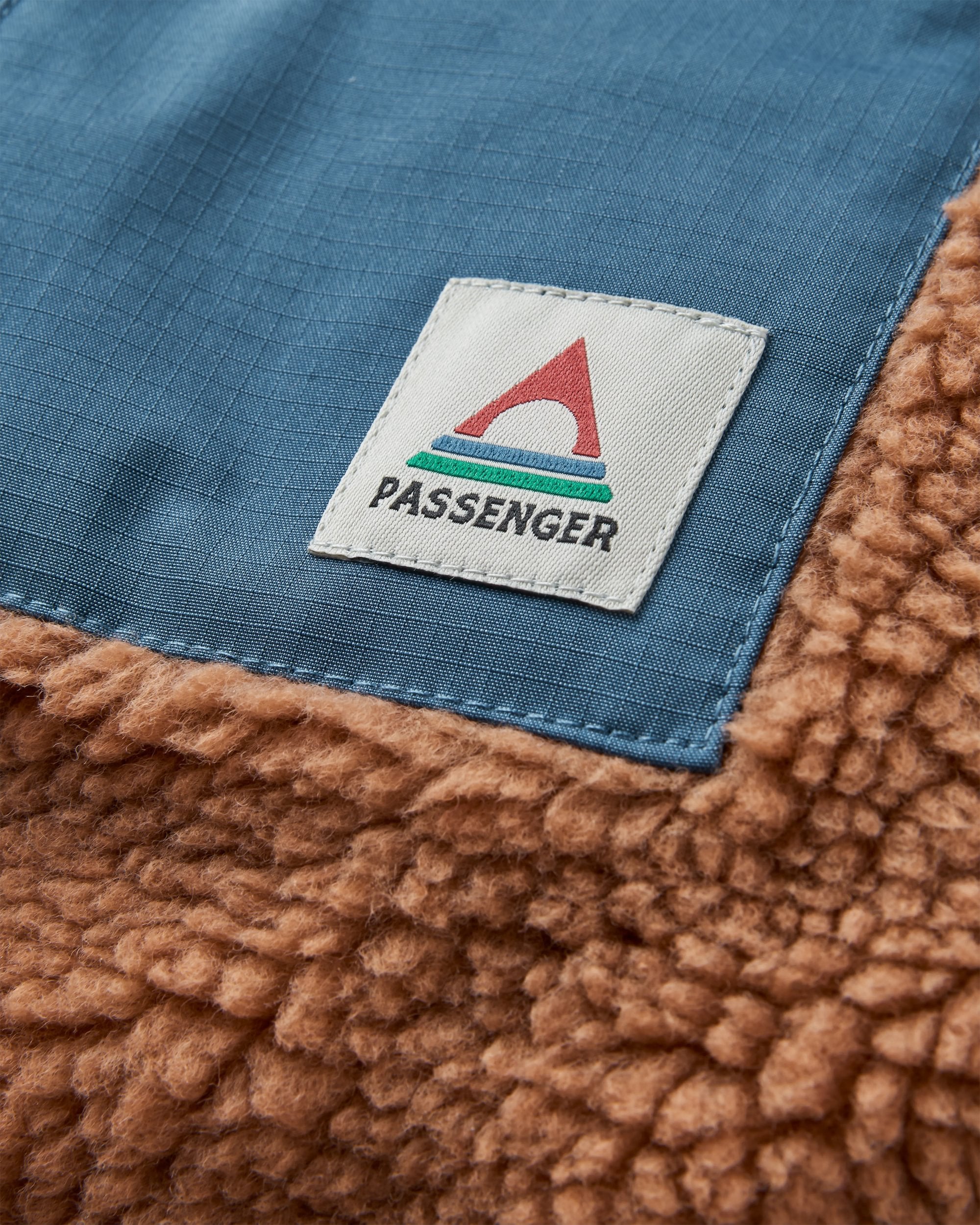 Valiant Deep-Pile Sherpa Fleece - Toffee - Flatlay