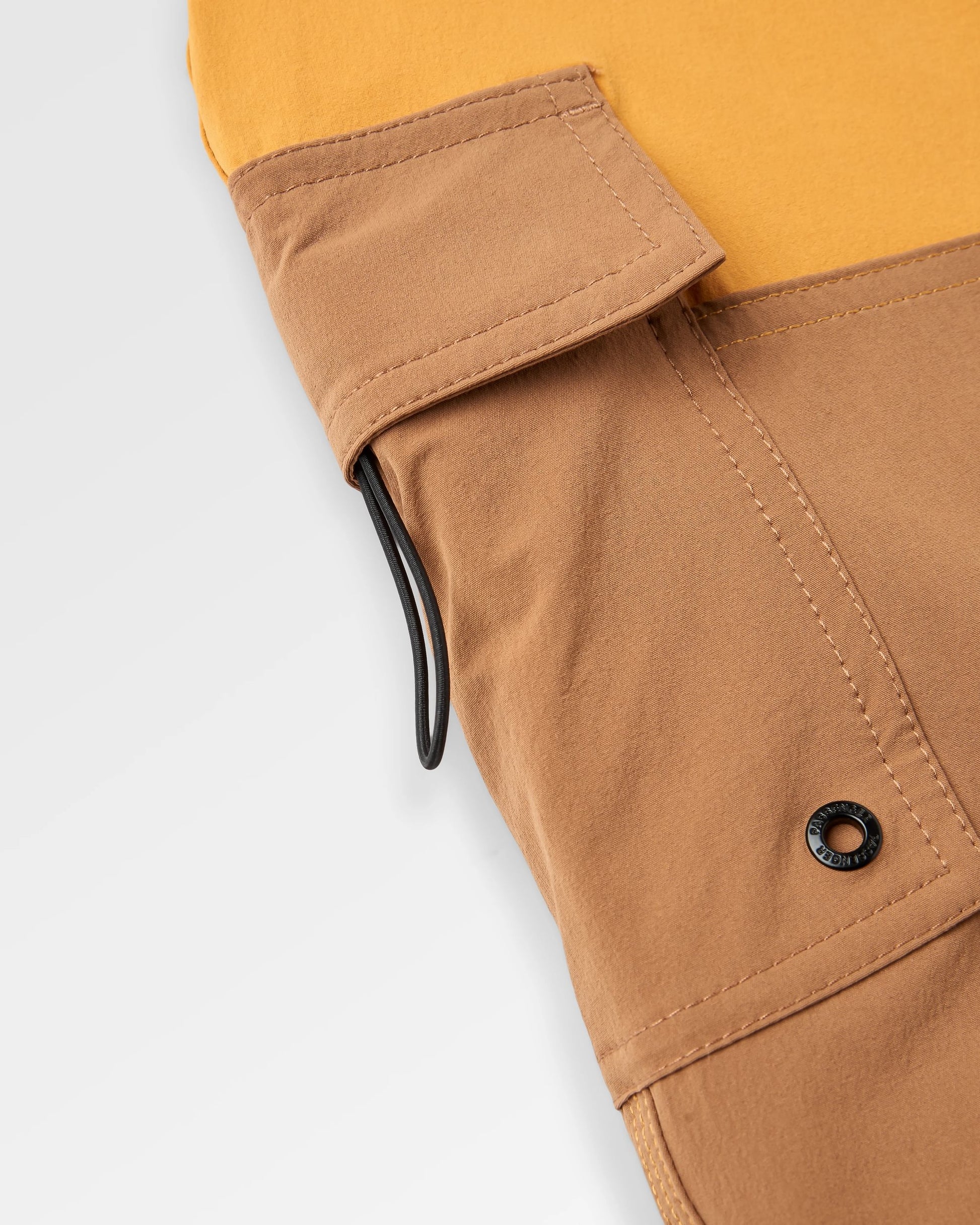 Cutback NetPlus® Recycled Boardshort - Spruce Yellow/Toffee - Flatlay