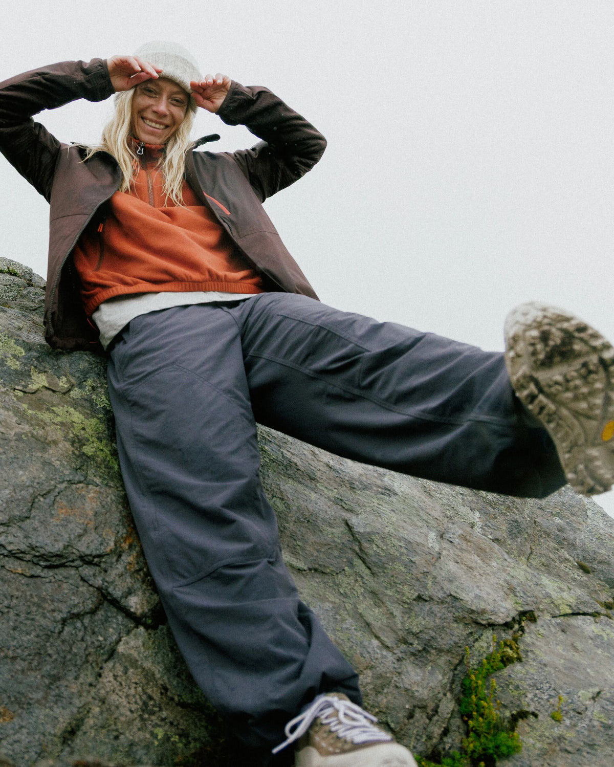 Marin Lined Active Trouser - Charcoal - Lifestyle