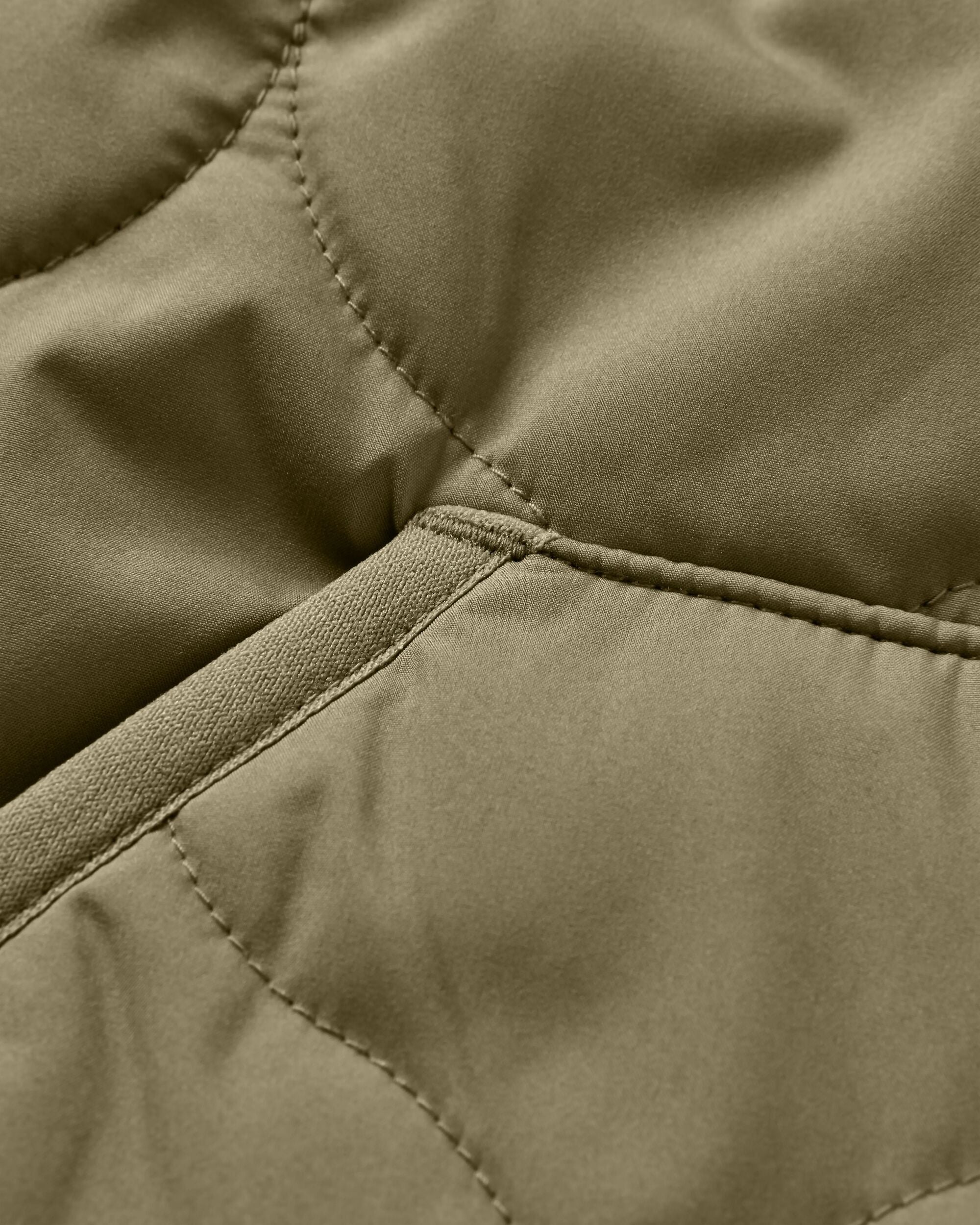 Hytte Recycled Fleece-lined Jacket - Dusty Olive - Flatlay