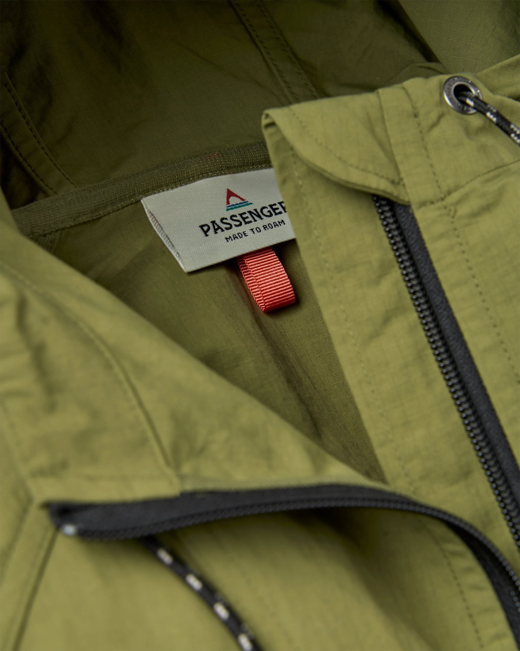 Seek Out Water Resistant Jacket - Khaki - Flatlay