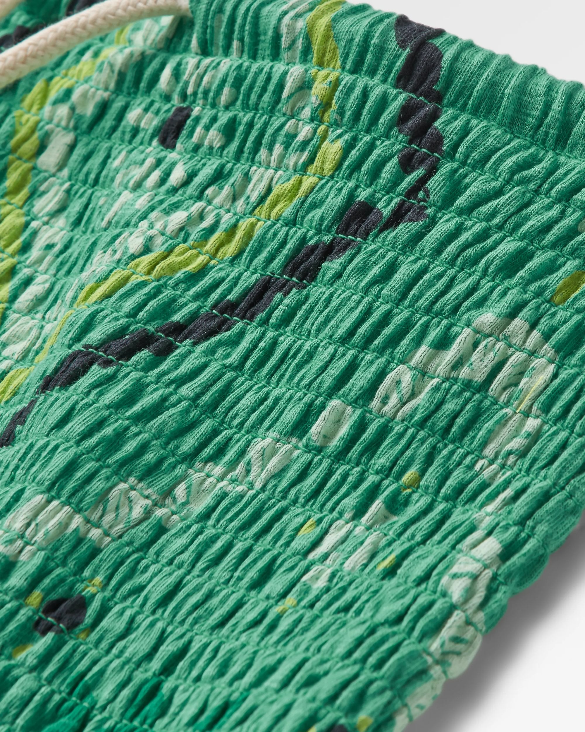 Fareway Recycled Cotton Maxi Skirt - Sunburst Green Spruce - Flatlay