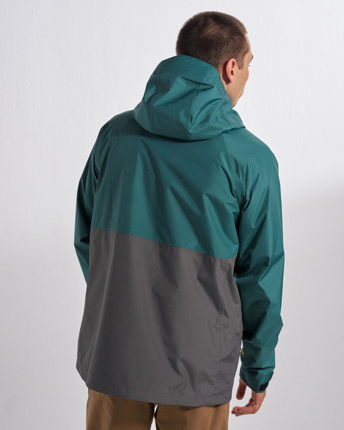 Trailscape Men's Waterproof Jacket - Deep Ocean/Slate Grey - Studio Model