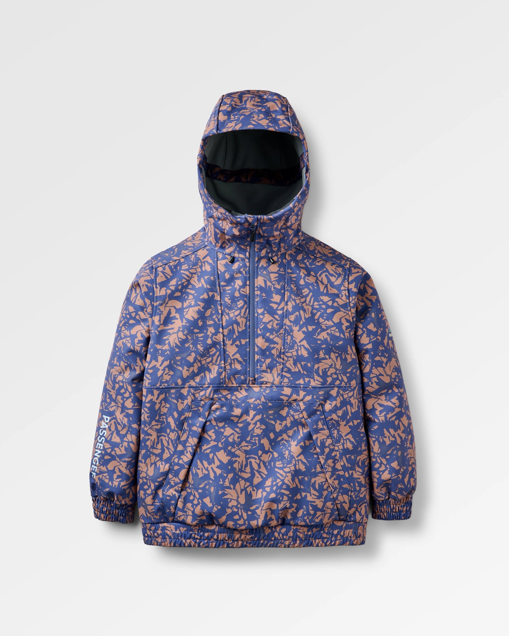 Snowscape Women's Recycled Softshell Pullover - Frost Toffee - Flatlay