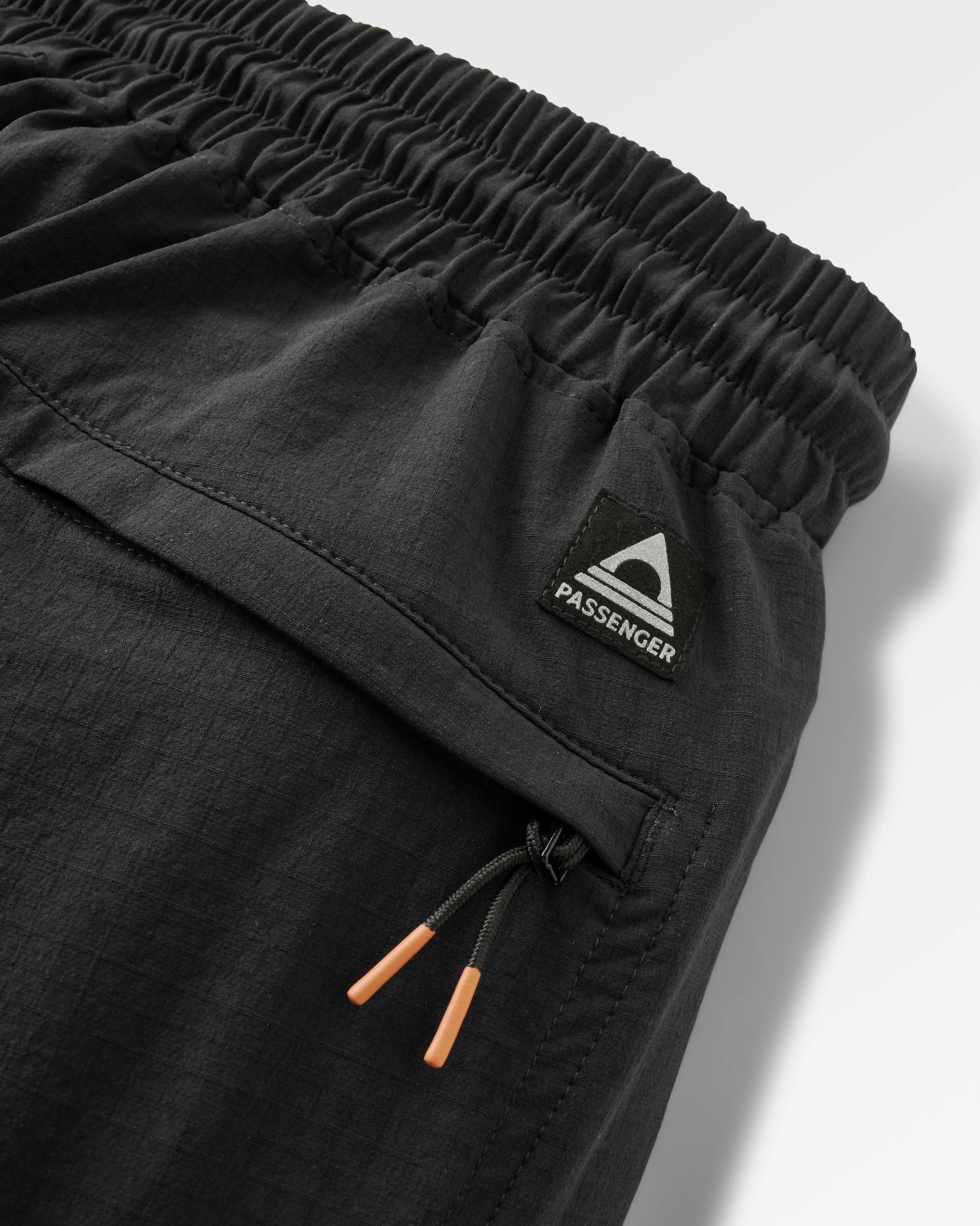 Sandstone Recycled Active Trail Jogger - Black - Flatlay