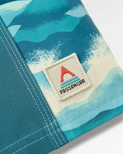 Rialto 16" Boardshort - Mediterranean - Flatlay