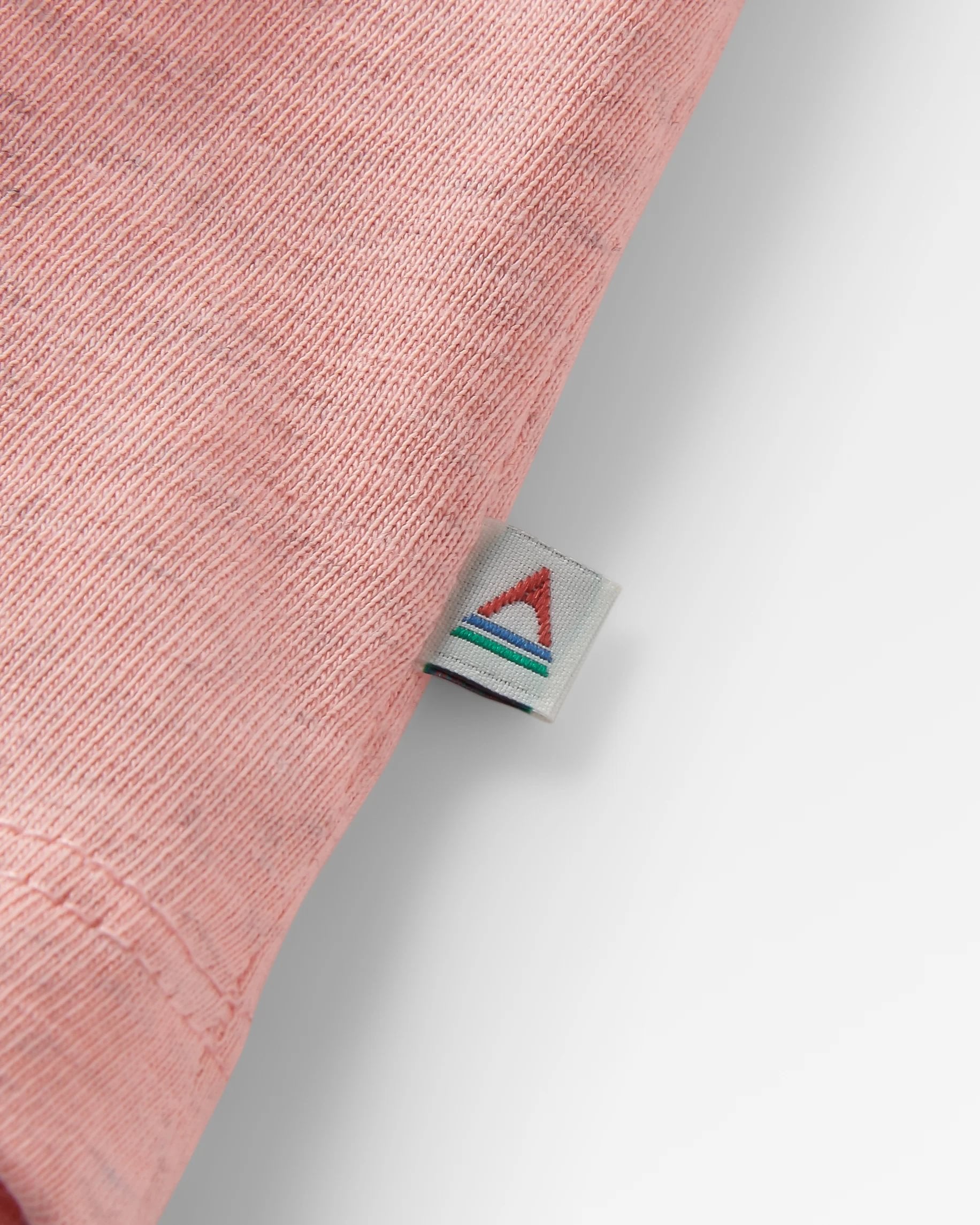 Sunburst Organic Vest - Soft Shell Pink - Flatlay