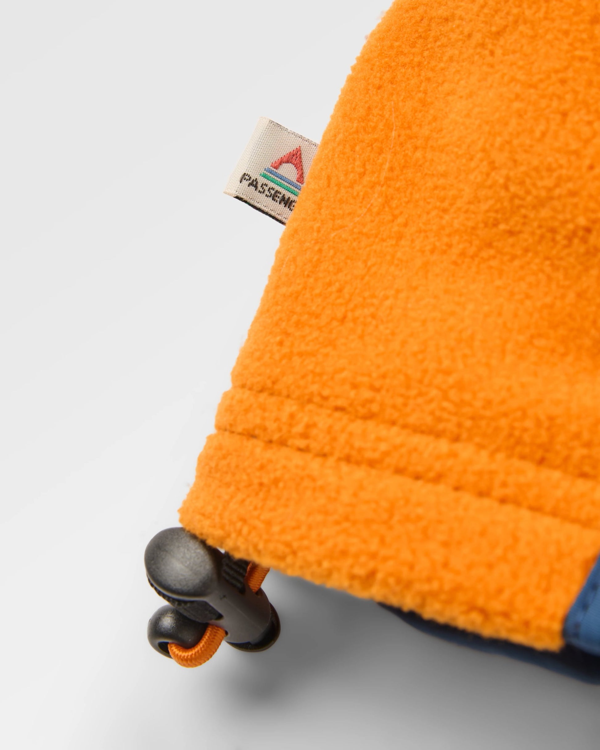 Alexander 2.0 Recycled Hooded Polar Fleece - Faded Denim - Flatlay