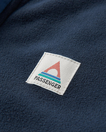 Adrift Recycled Polar Fleece - Deep Navy - Flatlay