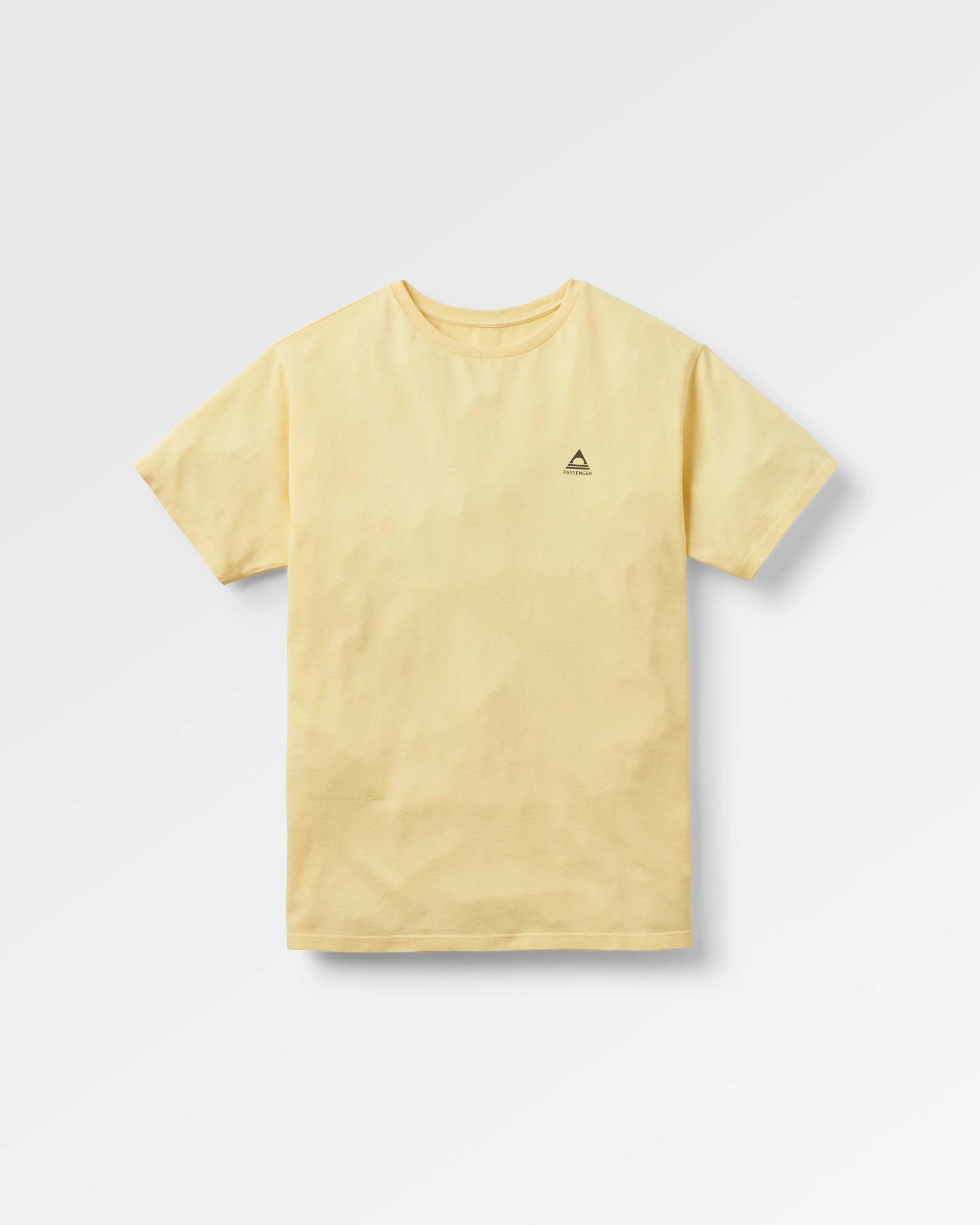 Roam Recycled Cotton T-Shirt - Sunlight - Flatlay