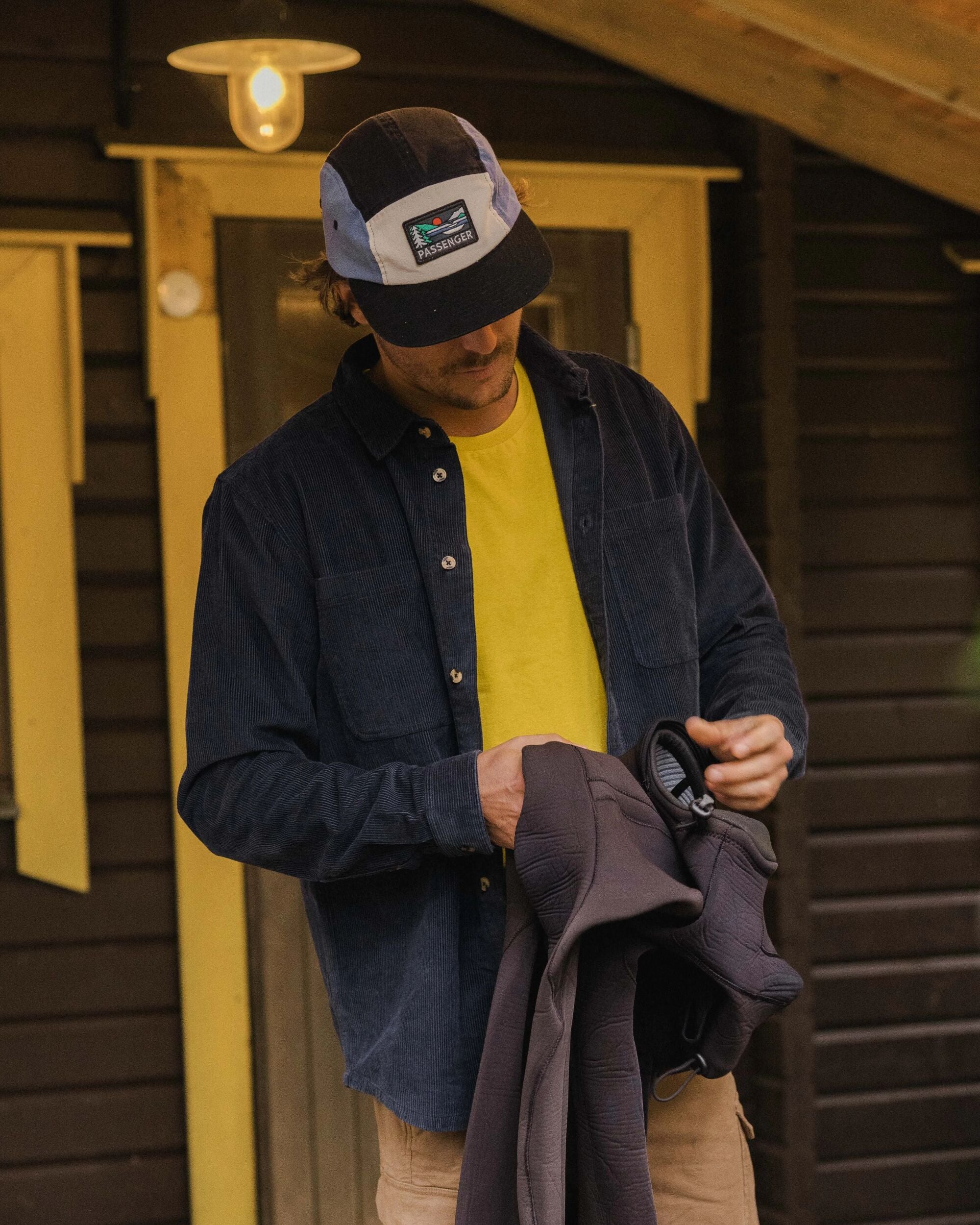 Backcountry Cord Shirt - Deep Navy - Lifestyle