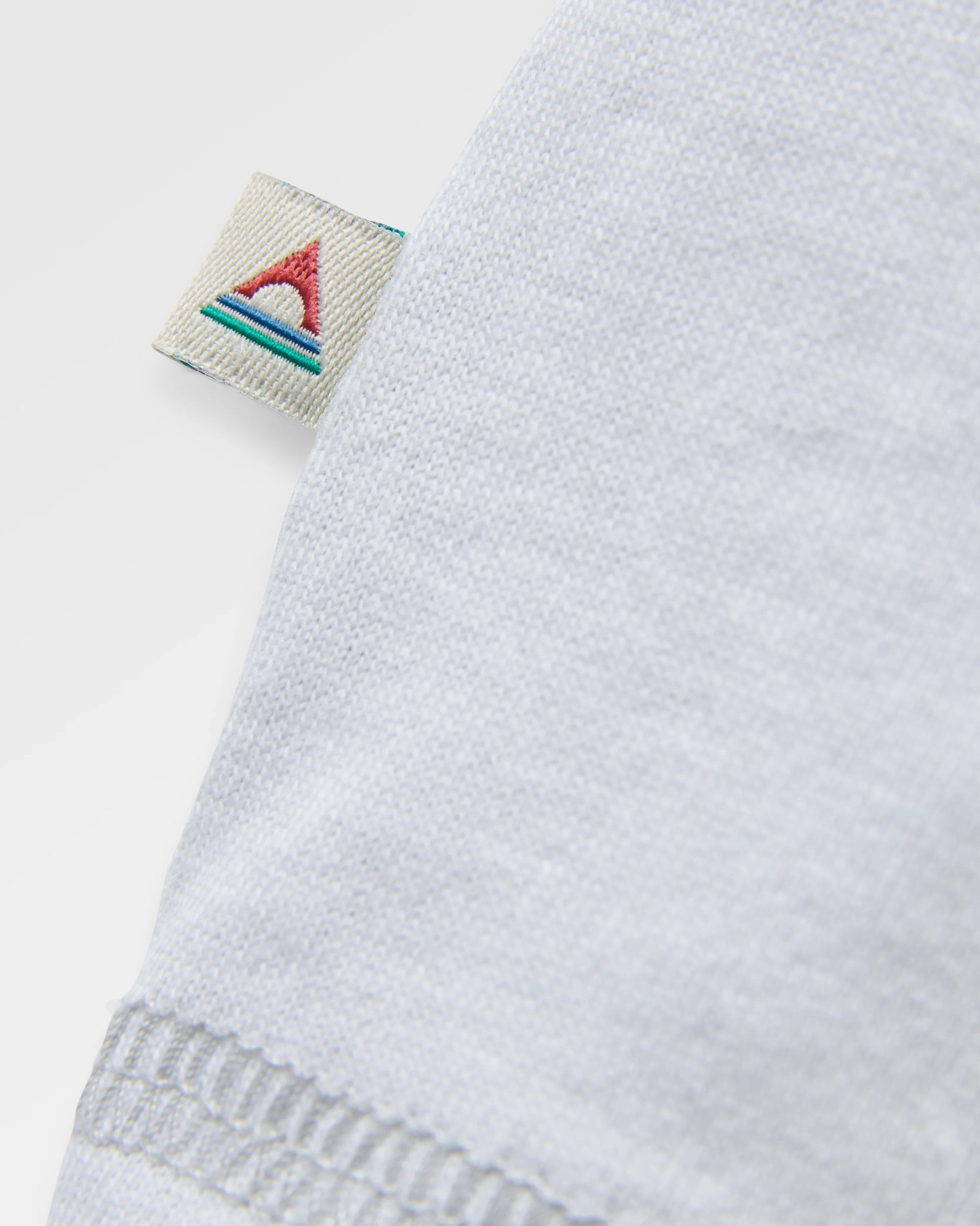 Roamer Recycled Cotton Raglan T-Shirt - Grey Blue - Flatlay