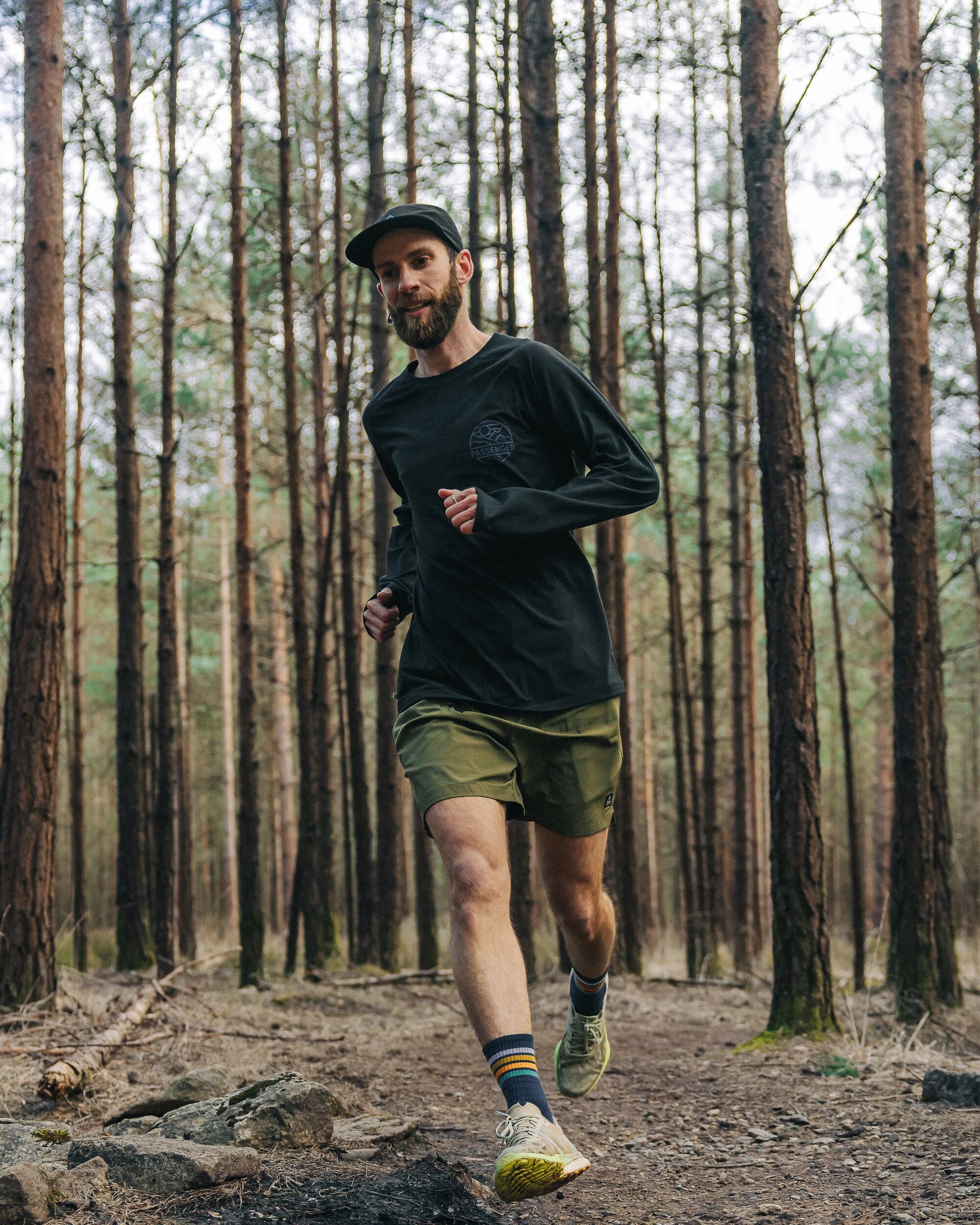 Sedona Drirelease® Recycled Active LS T-Shirt - Black - Lifestyle