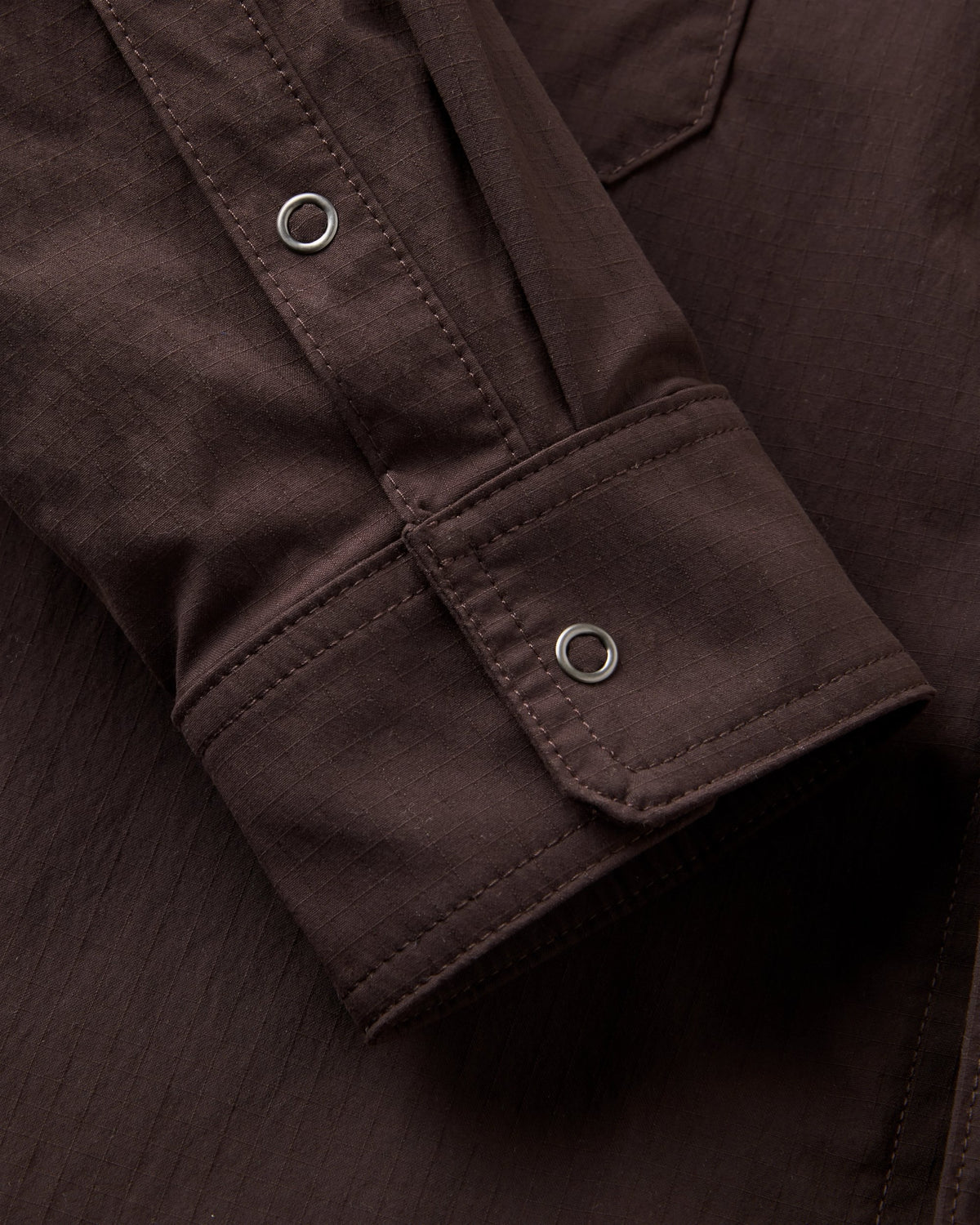 Patrol Ripstop Utility Shirt - Espresso - Flatlay