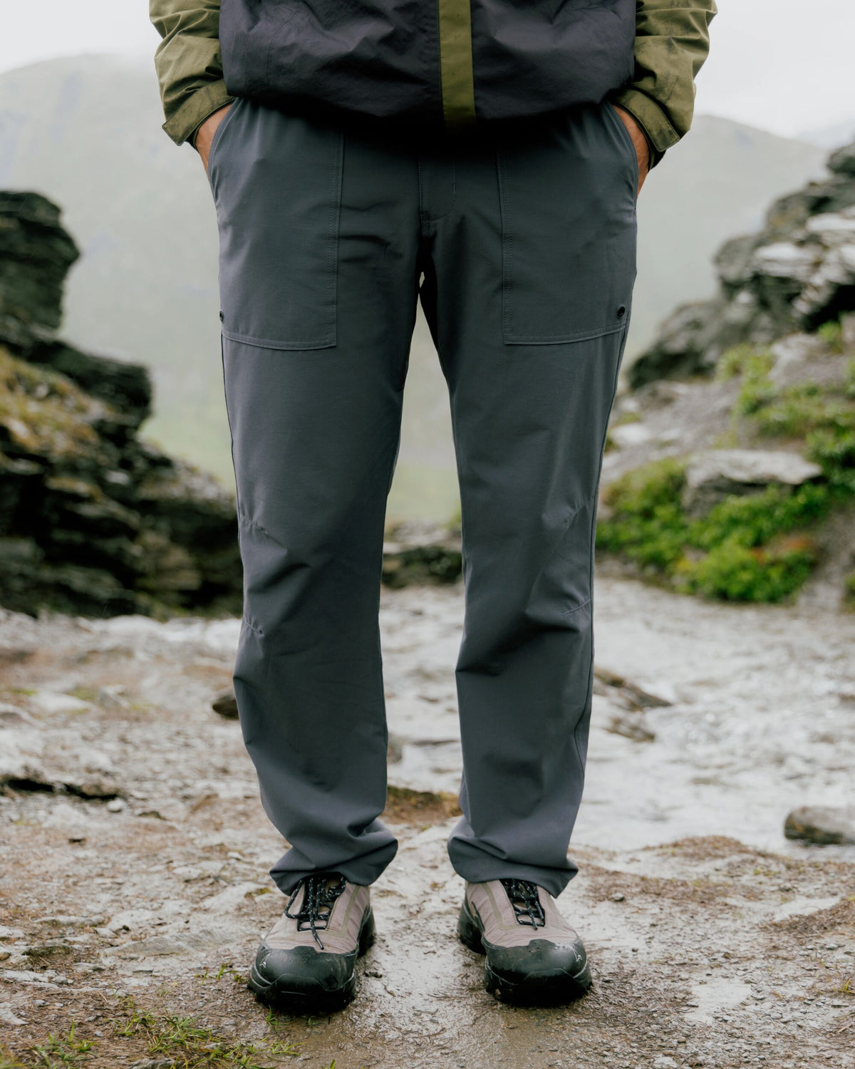 Traveller Trouser - Charcoal - Lifestyle