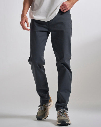 365 5 Pocket Trouser - Charcoal - Studio Model