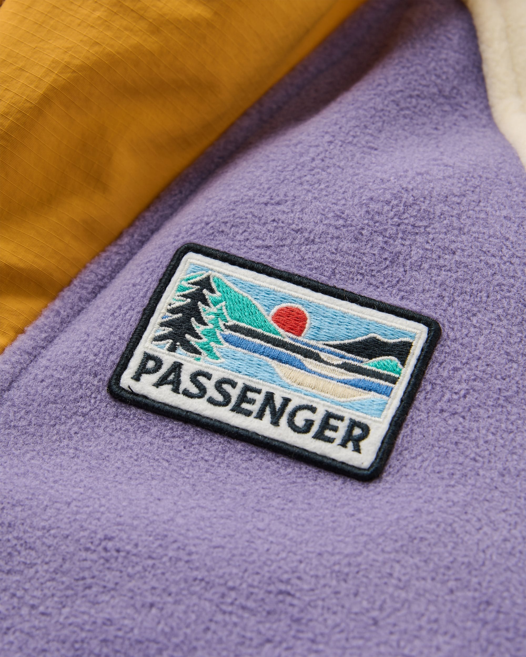 Alexander Hooded Polartec® Fleece - Purple Haze - Flatlay