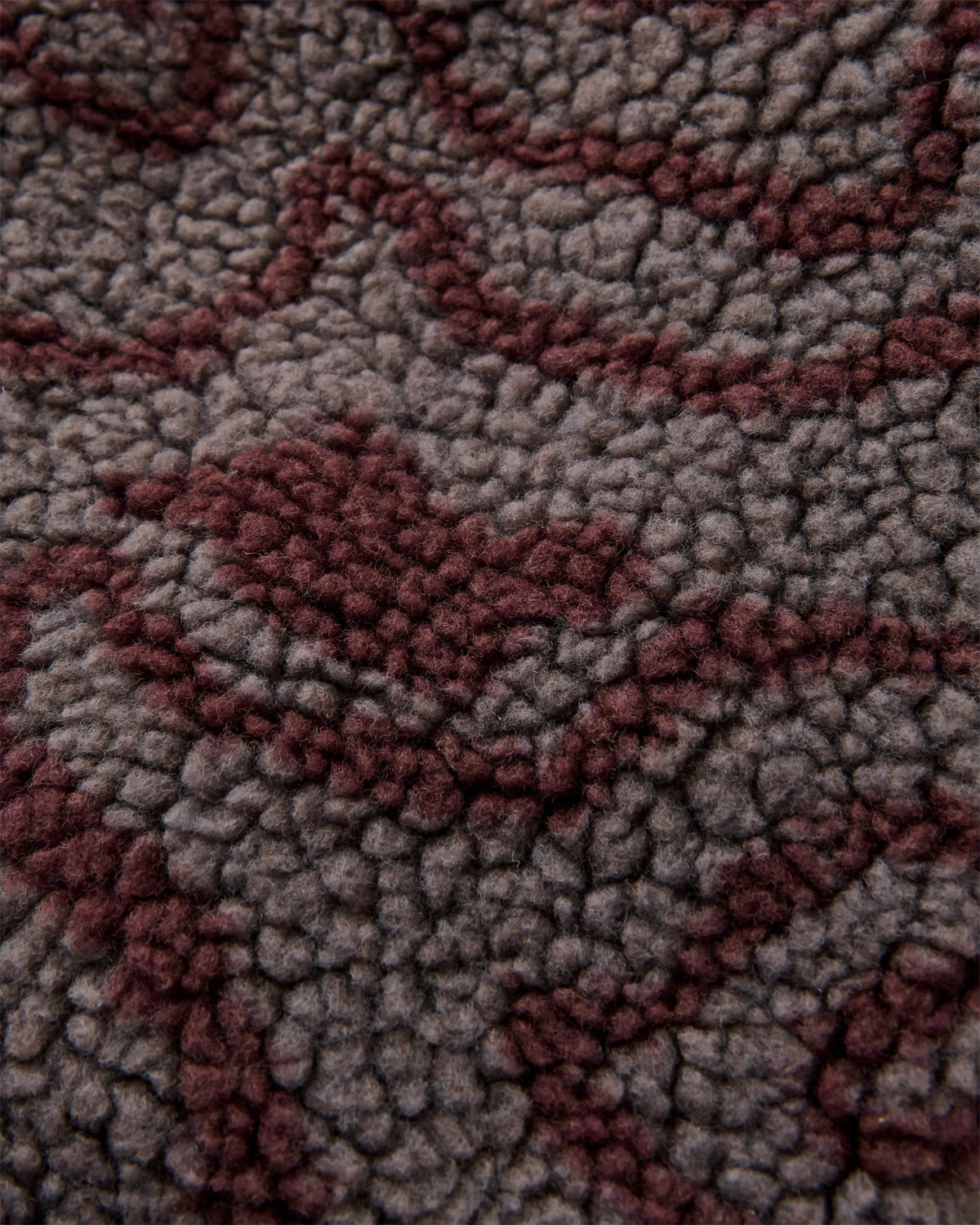 Trekker Deep-Pile Sherpa Fleece - Strata Swirl Brambleberry - Flatlay