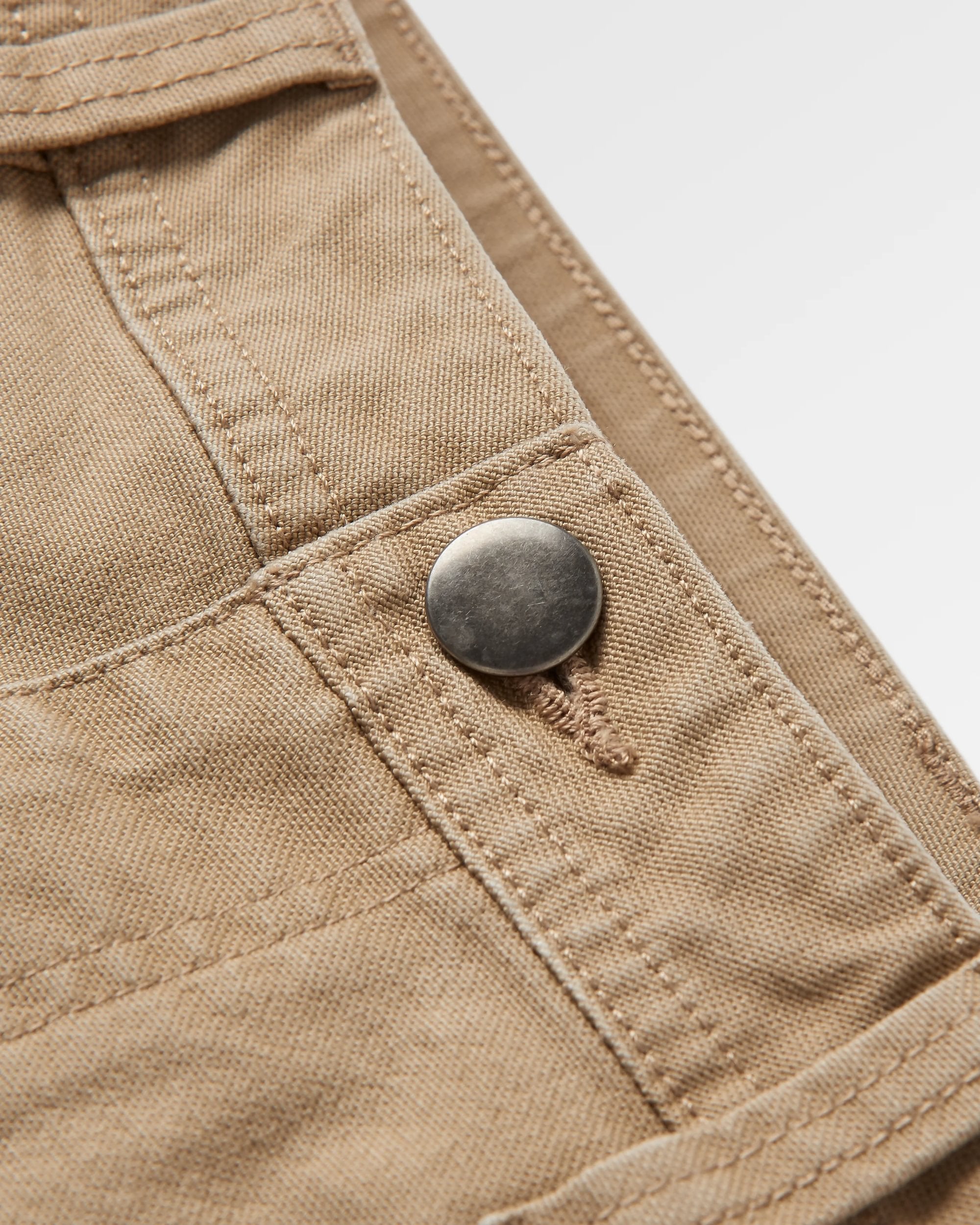 Vantage Organic Cotton Trouser - Biscuit - Flatlay