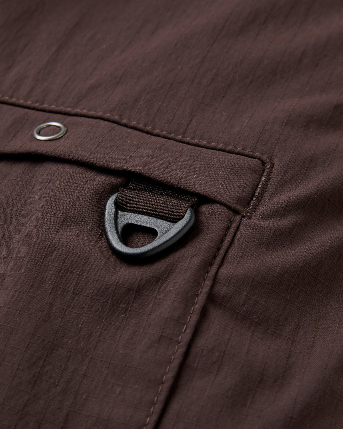 Patrol Ripstop Utility Shirt - Espresso - Flatlay