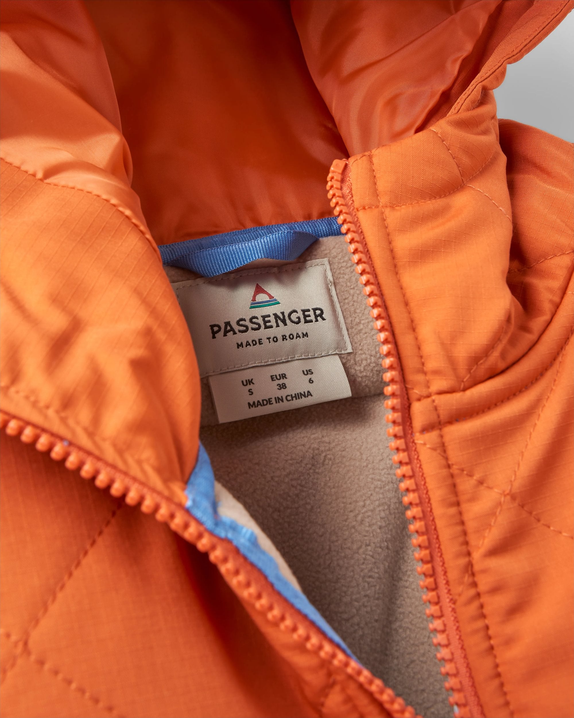 Beaumont Recycled Sherpa Hooded Fleece - Simply Taupe - Flatlay