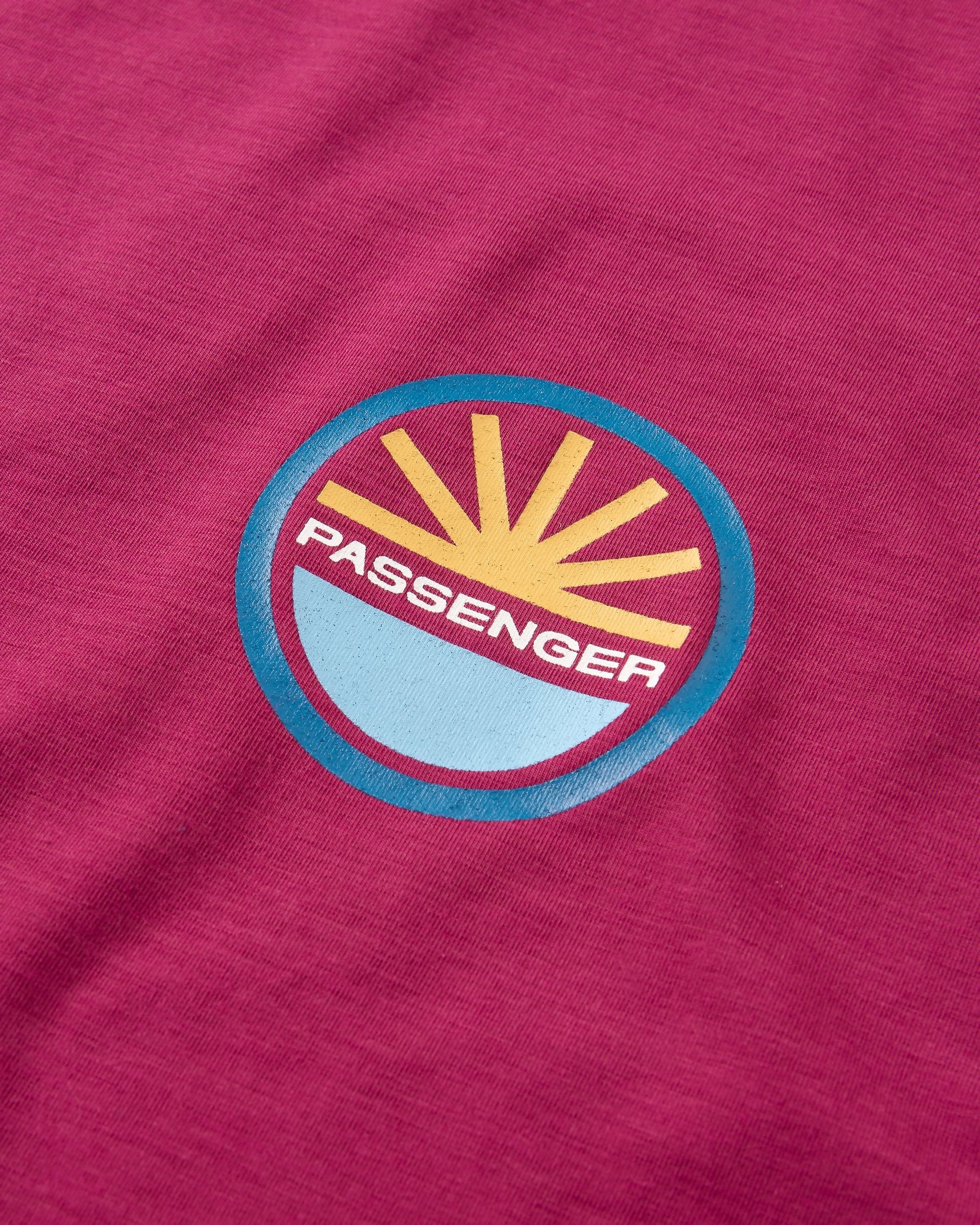 Chase The Light Active LS T-Shirt - Wild Berry  - Flatlay