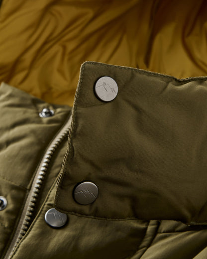 Grounded Insulated Jacket - Dark Olive - Flatlay