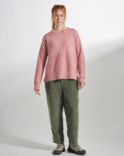 Cove Knitted Jumper - Pink Haze - Studio Model