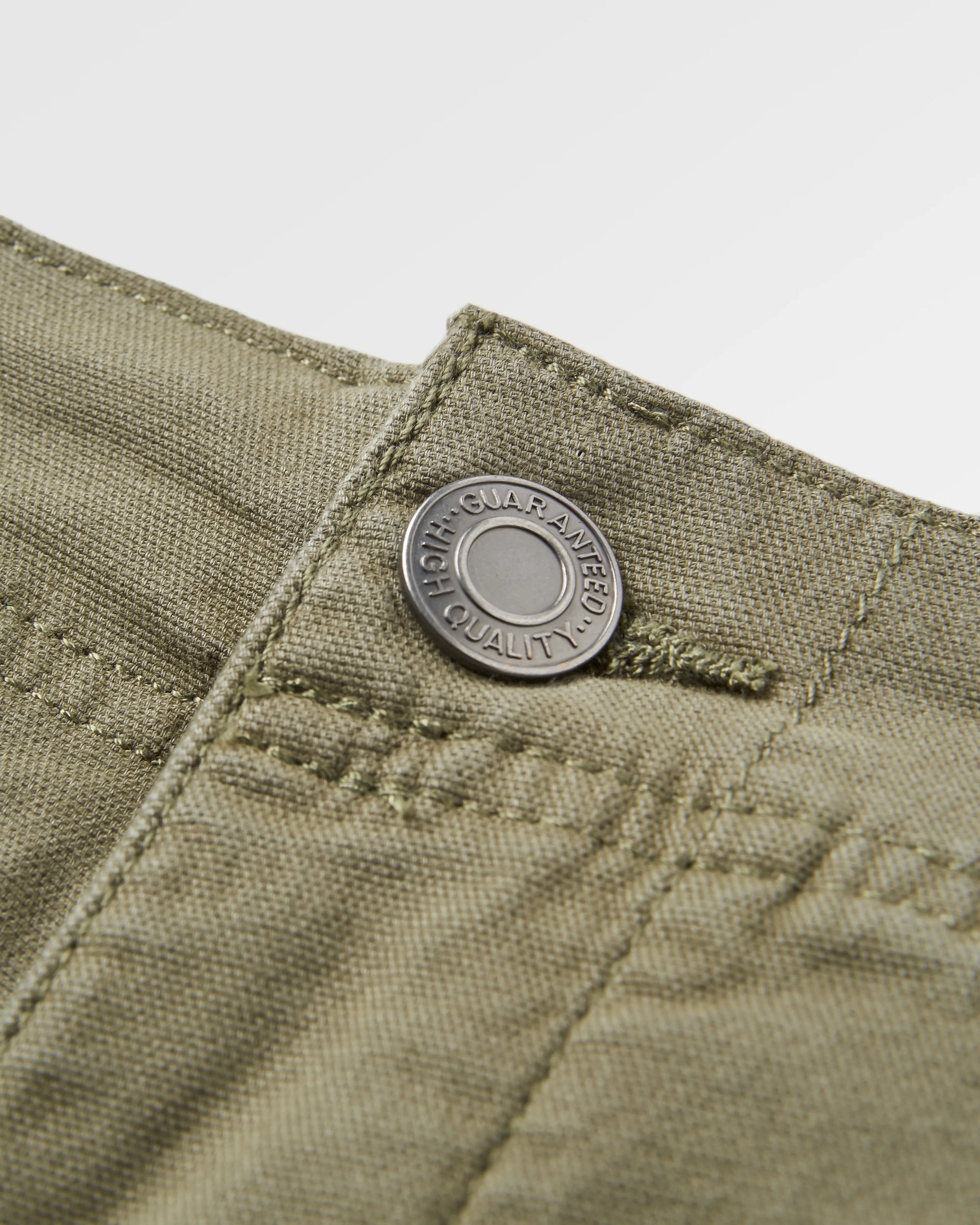 Lakeside Cargo Short - Dusty Olive - Flatlay