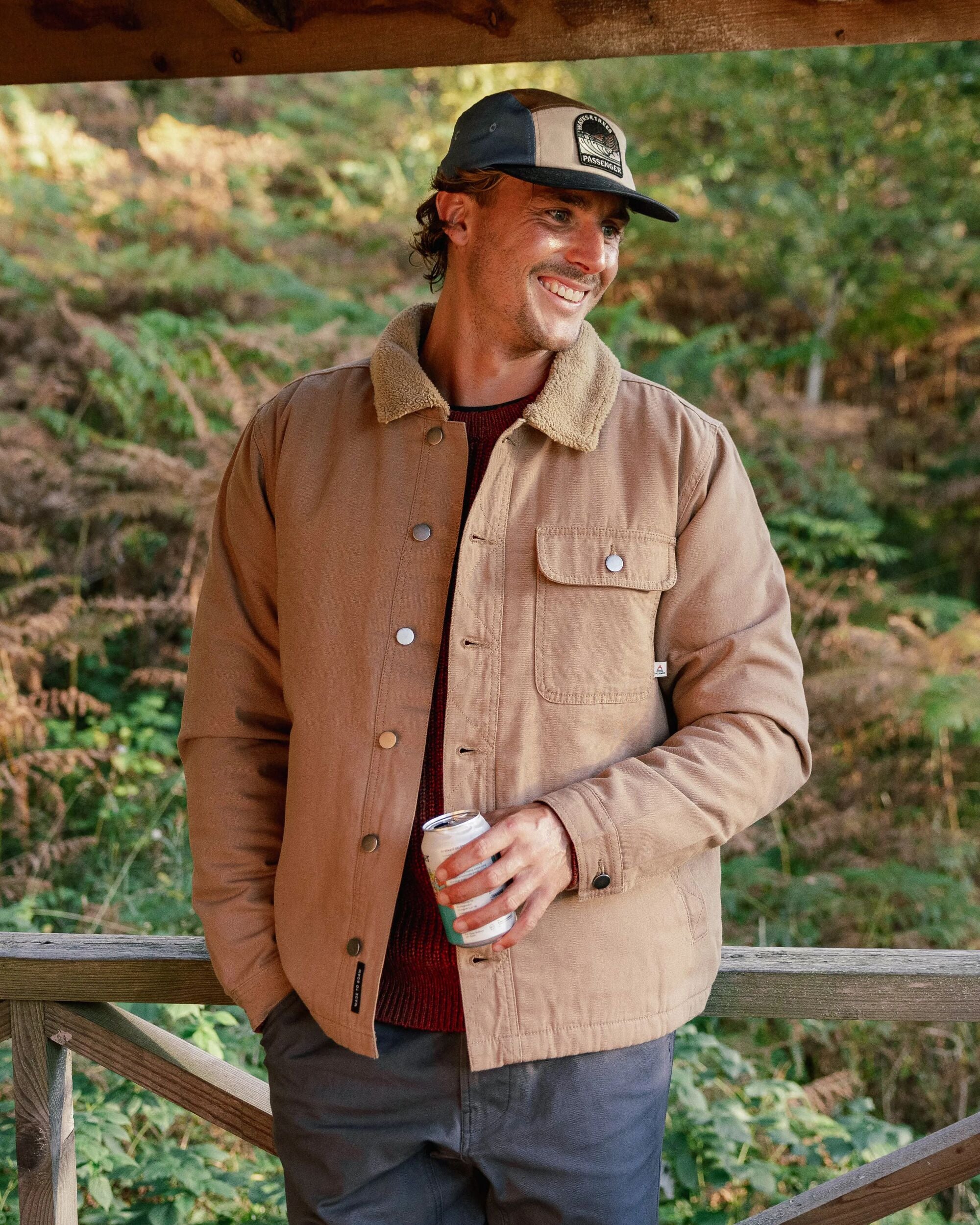 Falcon Organic Cotton Jacket - Toffee - Lifestyle