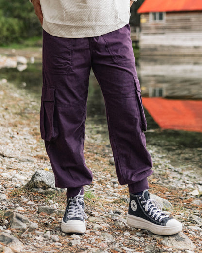 Hydrilla Trouser - Deep Plum - Lifestyle