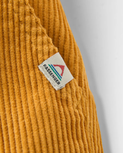 Avian Organic Cord Short 2.0 - Spruce Yellow - Flatlay