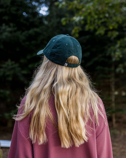 Fade Recycled Cord 6 Panel Cap - Deep Ocean - Lifestyle - Female
