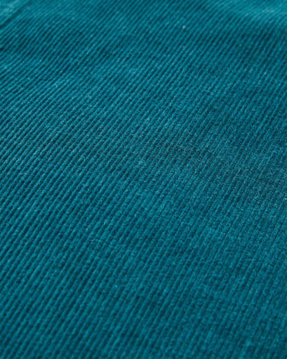 Meadows Organic Cotton Corduroy Dungarees - Tidal Blue - Flatlay