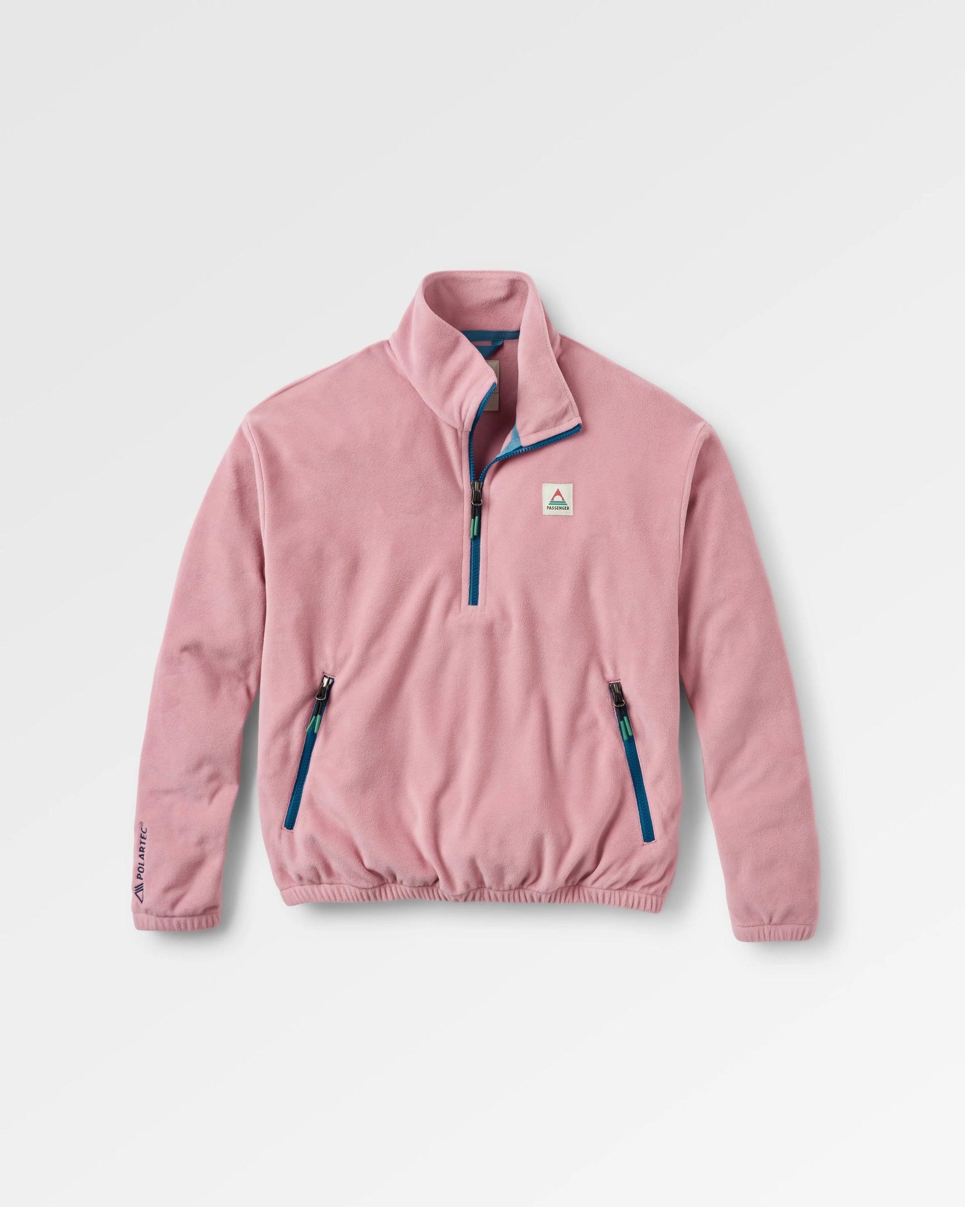 Ayla Recycled Micro Polartec® Fleece - Pink Haze - Flatlay