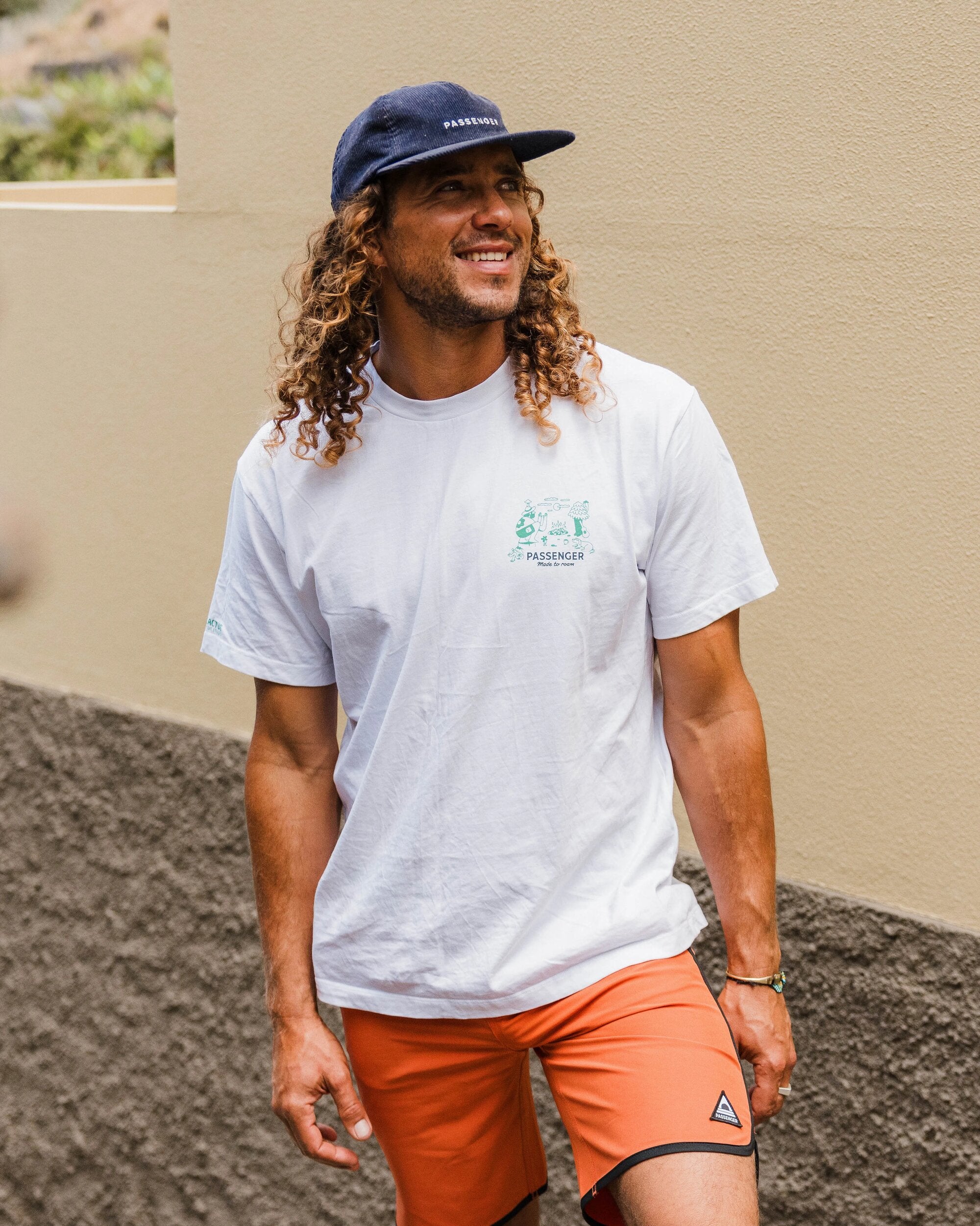 Better Outside Organic Relaxed Fit T-Shirt - White - Lifestyle