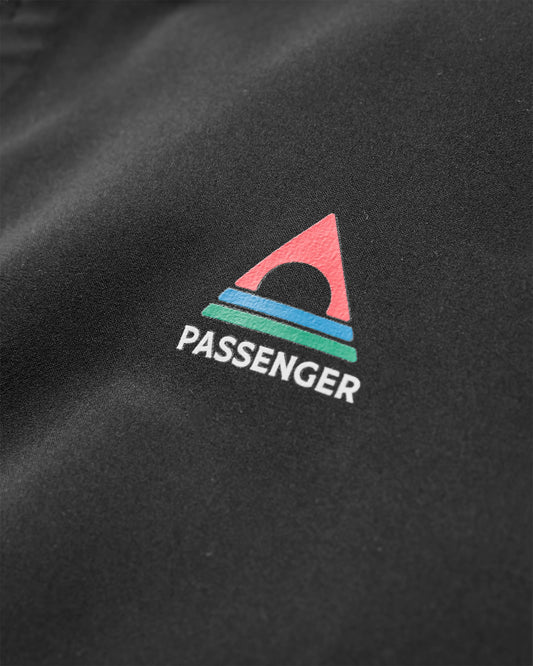 Five Element Recycled Waterproof Jacket - Black - Flatlay