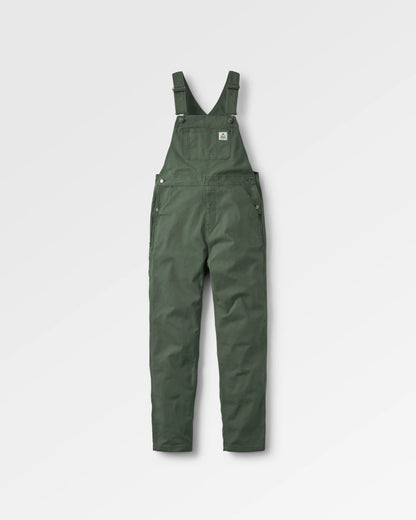 Vantage Organic Cotton Dungaree - Khaki - Flatlay