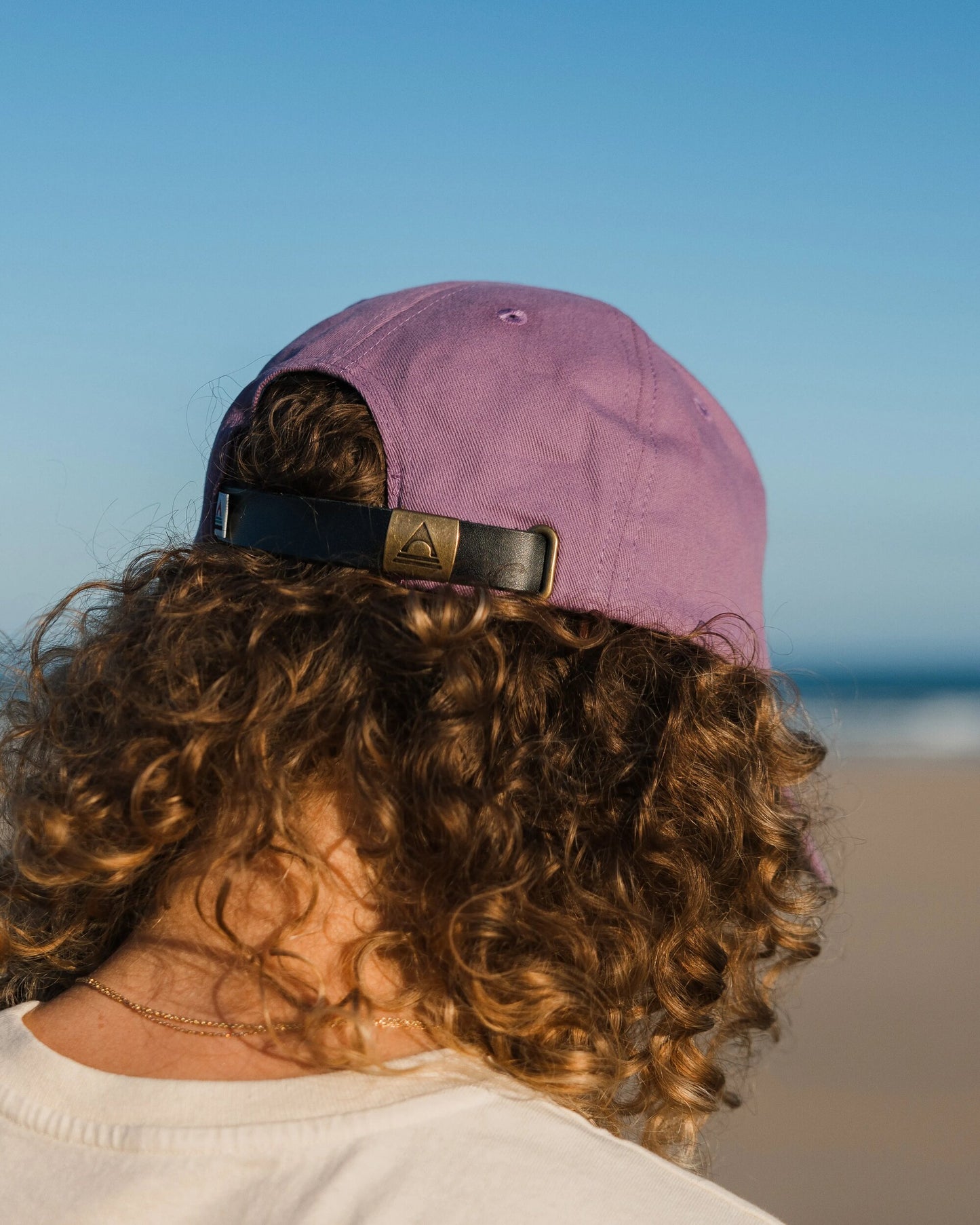 Classic Recycled Cotton 6 Panel Cap - Grape - Lifestyle - Female