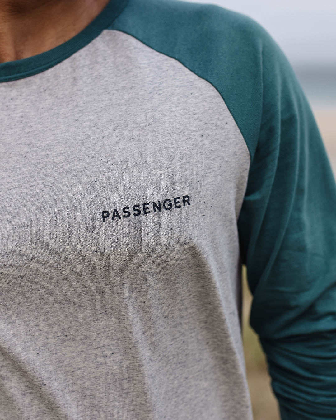 Made To Roam Recycled Cotton Ls T-Shirt - Grey Marl