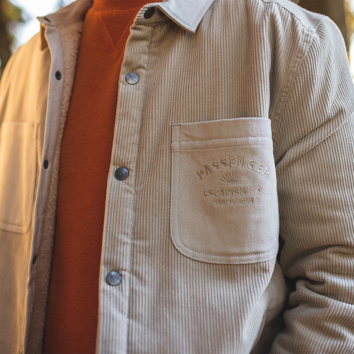Kodiak Cord Shirt - Feather Gray