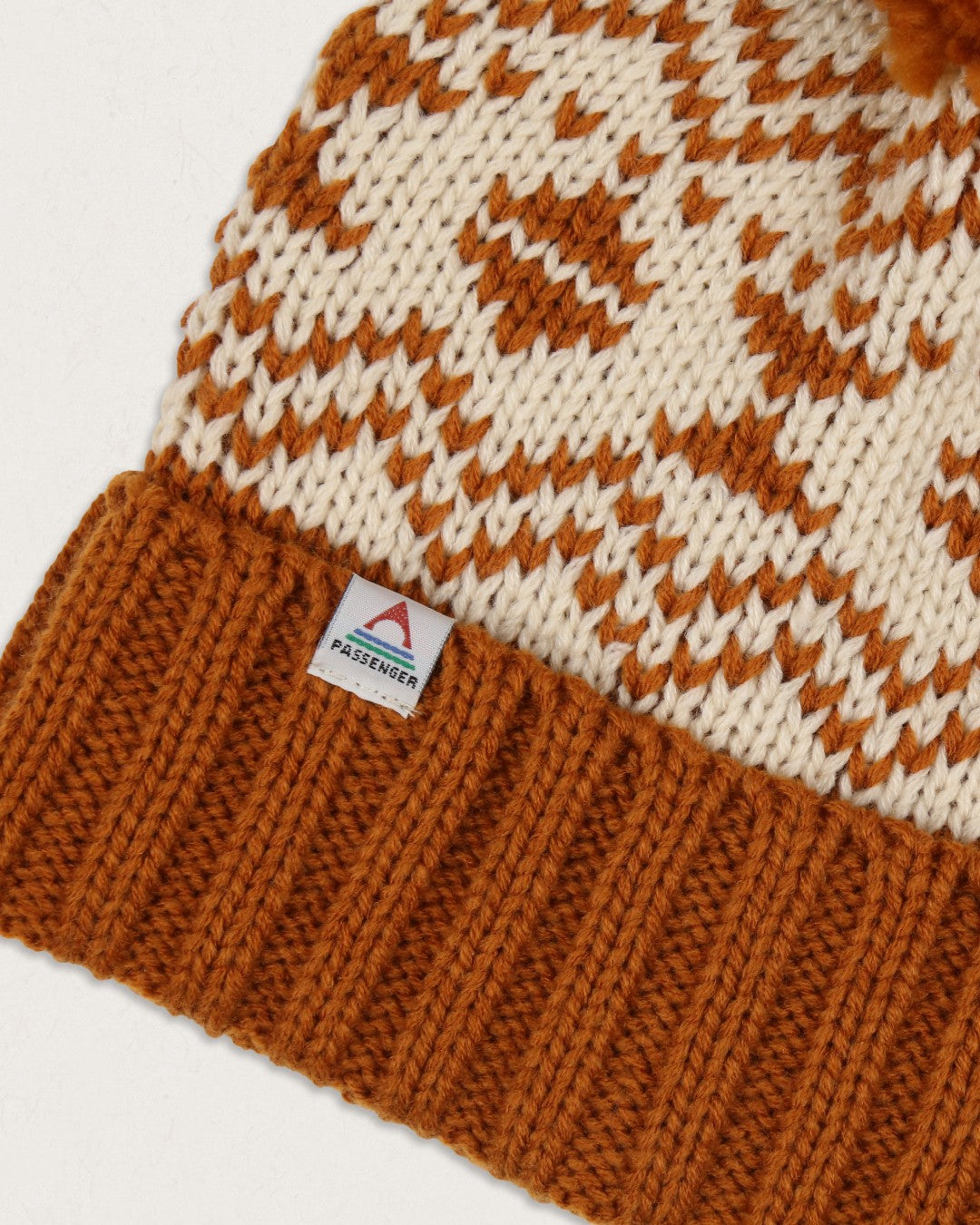 West Coast Recycled Acrylic Bobble Hat - Glazed Ginger