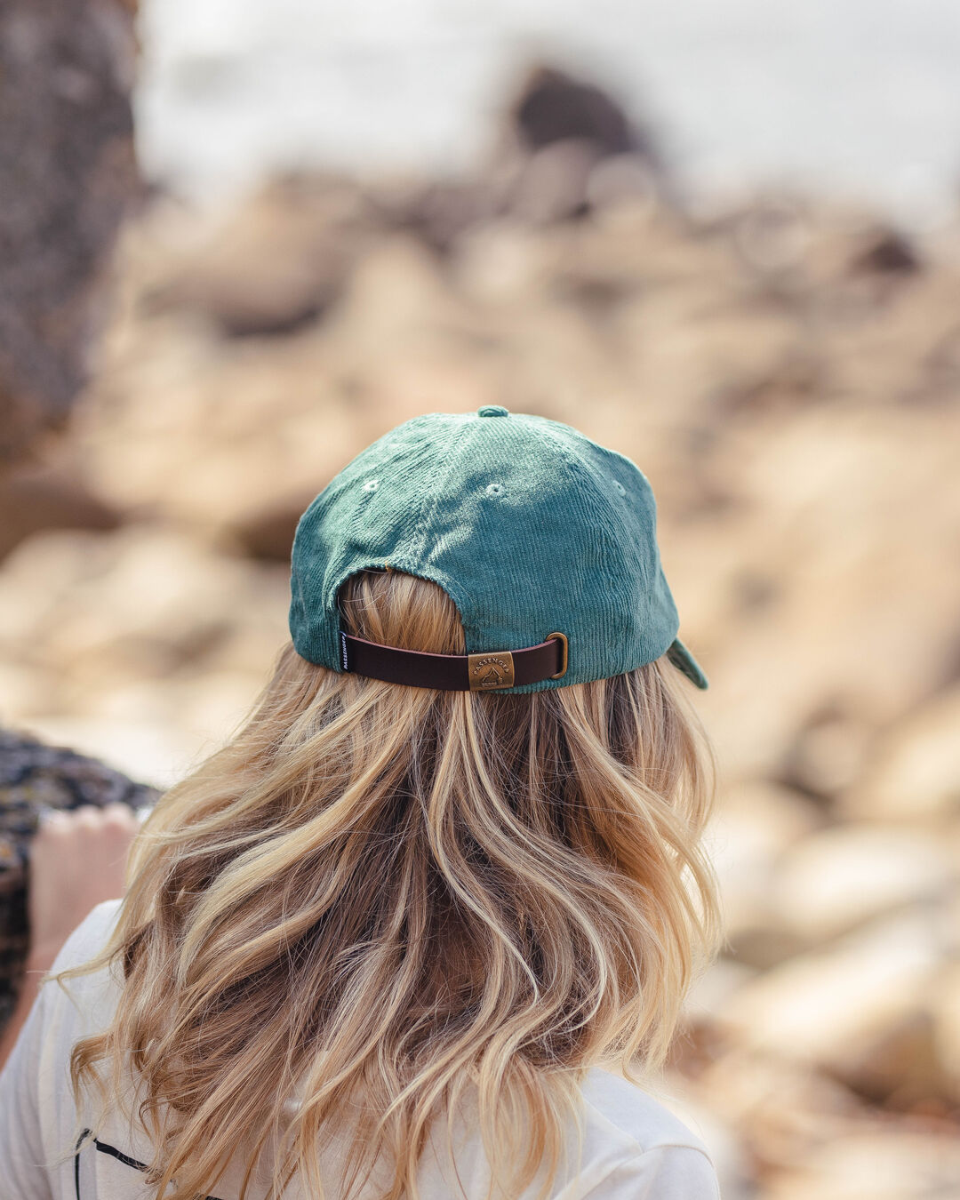 Womens_Canopy Recycled Cord Snapback Cap - Deep Sea