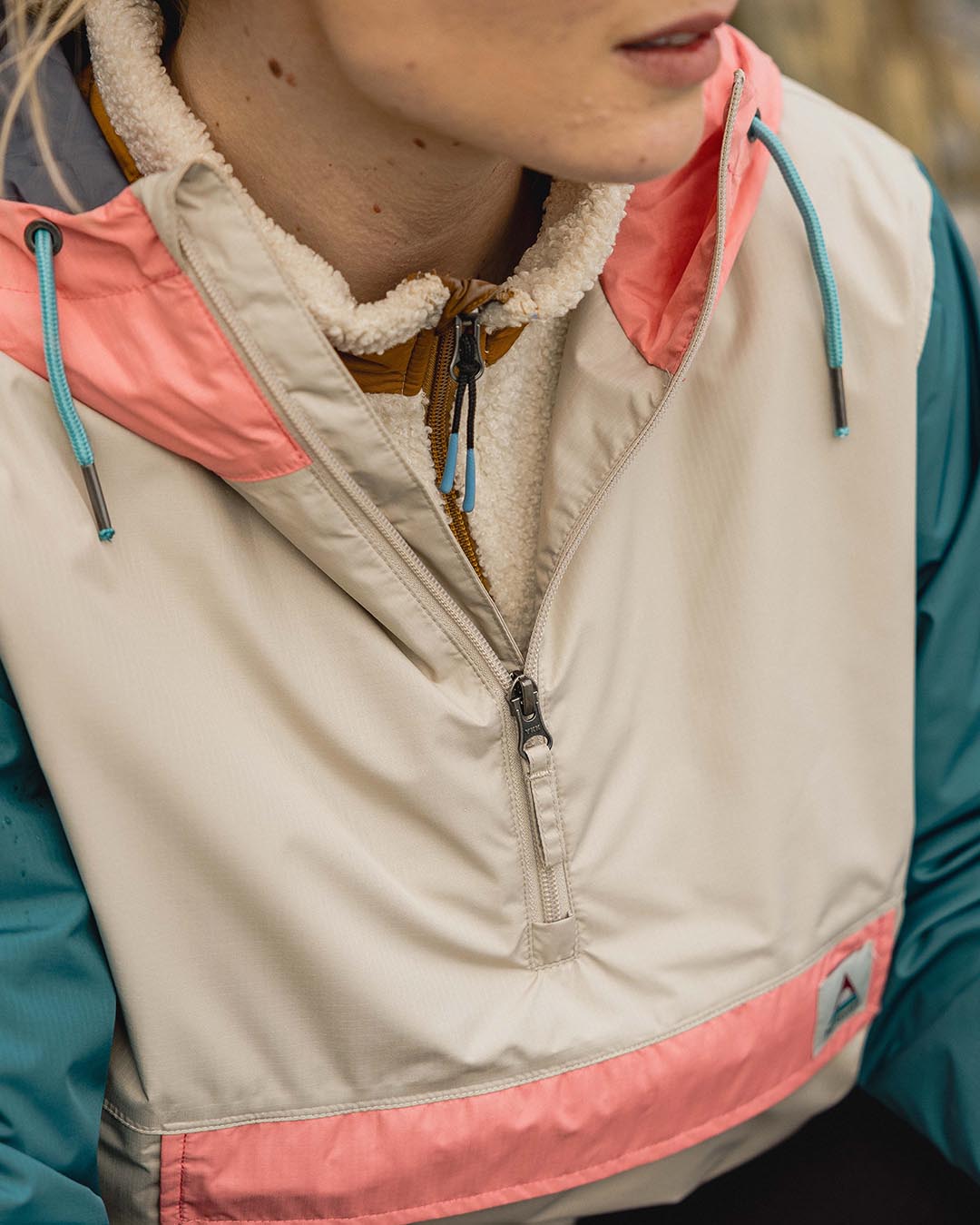 Eden Recycled Oversized Water Resistant Jacket - Feather - Lifestyle